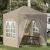 Cort de Petrecere Pop-up 192 x 192 x 245 cm Crem GartenMobel Dekor