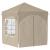 Cort de Petrecere Pop-up 192 x 192 x 245 cm Crem GartenMobel Dekor