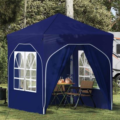 Cort de Petrecere Pop-up 192 x 192 x 245 cm albastru GartenMobel Dekor