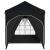 Cort de Petrecere Pop-up 192 x 192 x 245 cm Antracit GartenMobel Dekor