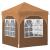 Cort de Petrecere Pop-up 192 x 192 x 245 cm Bej GartenMobel Dekor