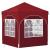 Cort de Petrecere Pop-up 192 x 192 x 245 cm Burgundy GartenMobel Dekor
