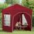 Cort de Petrecere Pop-up 192 x 192 x 245 cm Burgundy GartenMobel Dekor