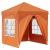 Cort de Petrecere Pop-up 192 x 192 x 245 cm Portocaliu GartenMobel Dekor
