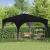 Cort de Petrecere Pop-up 290 x 290 x 245 cm Negru GartenMobel Dekor