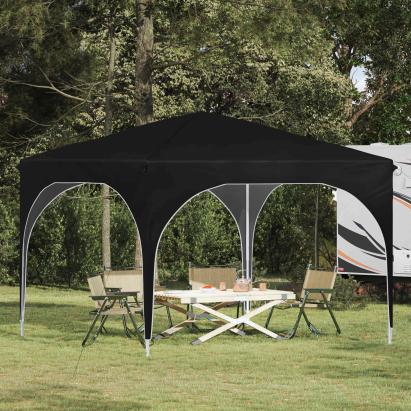 Cort de Petrecere Pop-up 290 x 290 x 245 cm Negru GartenMobel Dekor