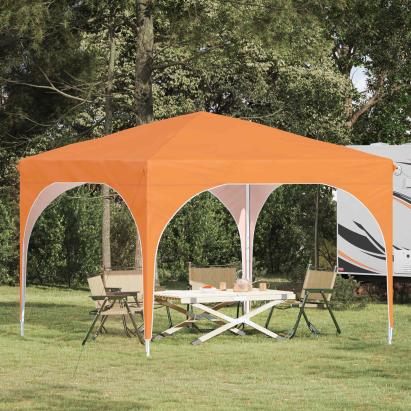 Cort de Petrecere Pop-up 290 x 290 x 245 cm Portocaliu GartenMobel Dekor