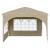 Cort de Petrecere Pop-up 290 x 290 x 245 cm Crem GartenMobel Dekor