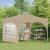 Cort de Petrecere Pop-up 290 x 290 x 245 cm Crem GartenMobel Dekor