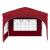 Cort de Petrecere Pop-up 290 x 290 x 245 cm Burgundy GartenMobel Dekor