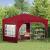 Cort de Petrecere Pop-up 290 x 290 x 245 cm Burgundy GartenMobel Dekor