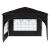 Cort de Petrecere Pop-up 290 x 290 x 245 cm Negru GartenMobel Dekor