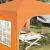 Cort de Petrecere Pop-up 290 x 290 x 245 cm Portocaliu GartenMobel Dekor