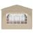 Cort de Petrecere Pop-up 290 x 290 x 245 cm Crem GartenMobel Dekor