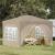 Cort de Petrecere Pop-up 290 x 290 x 245 cm Crem GartenMobel Dekor