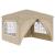 Cort de Petrecere Pop-up 290 x 290 x 245 cm Crem GartenMobel Dekor