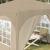 Cort de Petrecere Pop-up 290 x 290 x 245 cm Crem GartenMobel Dekor