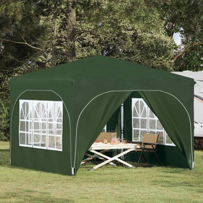 Cort de Petrecere Pop-up 290 x 290 x 245 cm Verde GartenMobel Dekor