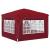 Cort de Petrecere Pop-up 290 x 290 x 245 cm Burgundy GartenMobel Dekor