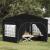 Cort de Petrecere Pop-up 290 x 290 x 245 cm Negru GartenMobel Dekor