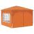 Cort de Petrecere Pop-up 290 x 290 x 245 cm Portocaliu GartenMobel Dekor