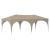 Cort de Petrecere Pop-up Crem 575 x 288 x 245 cm GartenMobel Dekor