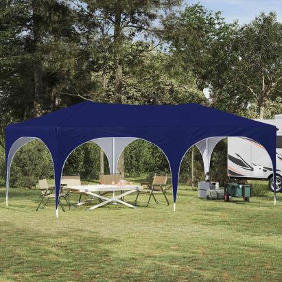 Cort de Petrecere Pop-up albastru 575 x 288 x 245 cm GartenMobel Dekor