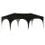 Cort de Petrecere Pop-up Negru 575 x 288 x 245 cm GartenMobel Dekor