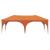 Cort de Petrecere Pop-up Portocaliu 575 x 288 x 245 cm GartenMobel Dekor