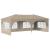 Cort de Petrecere Pop-up Crem 575 x 288 x 245 cm GartenMobel Dekor
