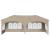 Cort de Petrecere Pop-up Crem 575 x 288 x 245 cm GartenMobel Dekor