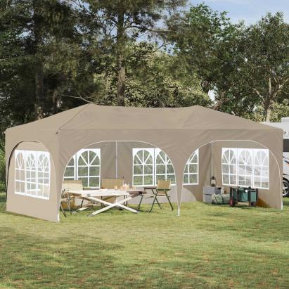 Cort de Petrecere Pop-up Crem 575 x 288 x 245 cm GartenMobel Dekor