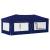 Cort de Petrecere Pop-up albastru 575 x 288 x 245 cm GartenMobel Dekor