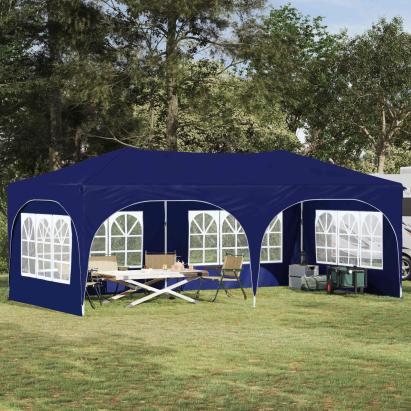 Cort de Petrecere Pop-up albastru 575 x 288 x 245 cm GartenMobel Dekor
