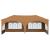 Cort de Petrecere Pop-up Bej 575 x 288 x 245 cm Material Oxford GartenMobel Dekor