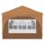 Cort de Petrecere Pop-up Bej 575 x 288 x 245 cm Material Oxford GartenMobel Dekor