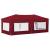 Cort de Petrecere Pop-up Burgundy 575 x 288 x 245 cm GartenMobel Dekor