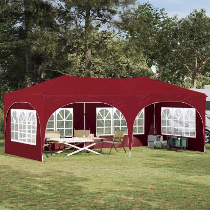 Cort de Petrecere Pop-up Burgundy 575 x 288 x 245 cm GartenMobel Dekor