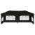 Cort de Petrecere Pop-up Negru 575 x 288 x 245 cm GartenMobel Dekor
