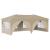 Cort de Petrecere Pop-up Crem 575 x 288 x 245 cm GartenMobel Dekor