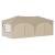 Cort de Petrecere Pop-up Crem 575 x 288 x 245 cm GartenMobel Dekor