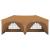 Cort de Petrecere Pop-up Bej 575 x 288 x 245 cm Material Oxford GartenMobel Dekor