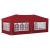 Cort de Petrecere Pop-up Burgundy 575 x 288 x 245 cm GartenMobel Dekor