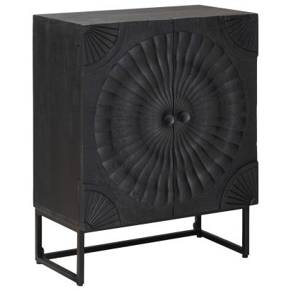 Bufet Negru 55 x 30 x 70 cm GartenMobel Dekor