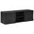 Cabinet TV cu raft cu depozitare cu ușă Negru 105 x 30 x 35 cm GartenMobel Dekor