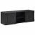 Cabinet TV cu raft cu depozitare cu ușă Negru 105 x 30 x 35 cm GartenMobel Dekor