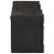Cabinet TV cu raft cu depozitare cu ușă Negru 105 x 30 x 35 cm GartenMobel Dekor