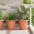 Ghiveci rotund pentru flori 24 pcs Roșu cărămidă Ø 39 x 32 cm GartenMobel Dekor