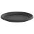 Tavă rotundă pentru flori 24 pcs Negru Ø 27 x 2,5 cm Plastic GartenMobel Dekor