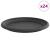 Tavă rotundă pentru flori 24 pcs Negru Ø 27 x 2,5 cm Plastic GartenMobel Dekor